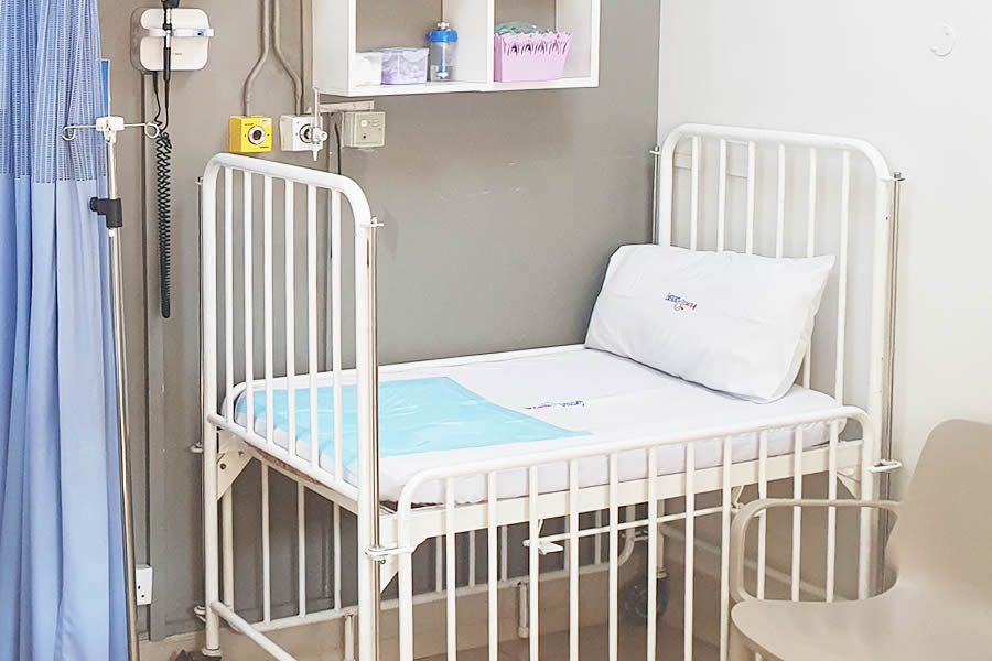Child-friendly paediatric care area